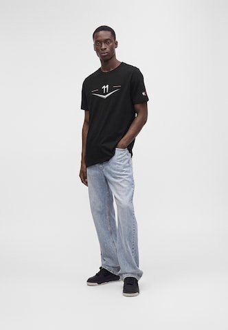 Maglietta 'TH X CF1 DRIVERS CHEVRON' di TOMMY HILFIGER in nero
