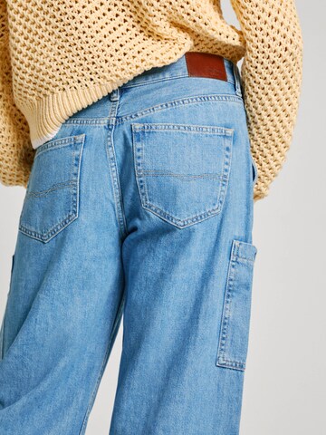 Pepe Jeans جينز واسع جينز فضفاض بلون أزرق