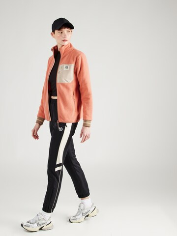 Kari Traa Athletic Fleece Jacket 'ROTHE' in Orange