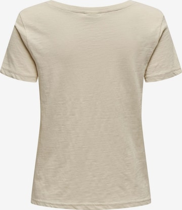 JDY T-Shirt 'VUPTI' in Beige