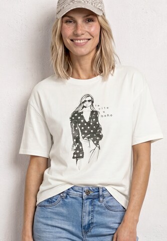 STREET ONE Shirt in White: front