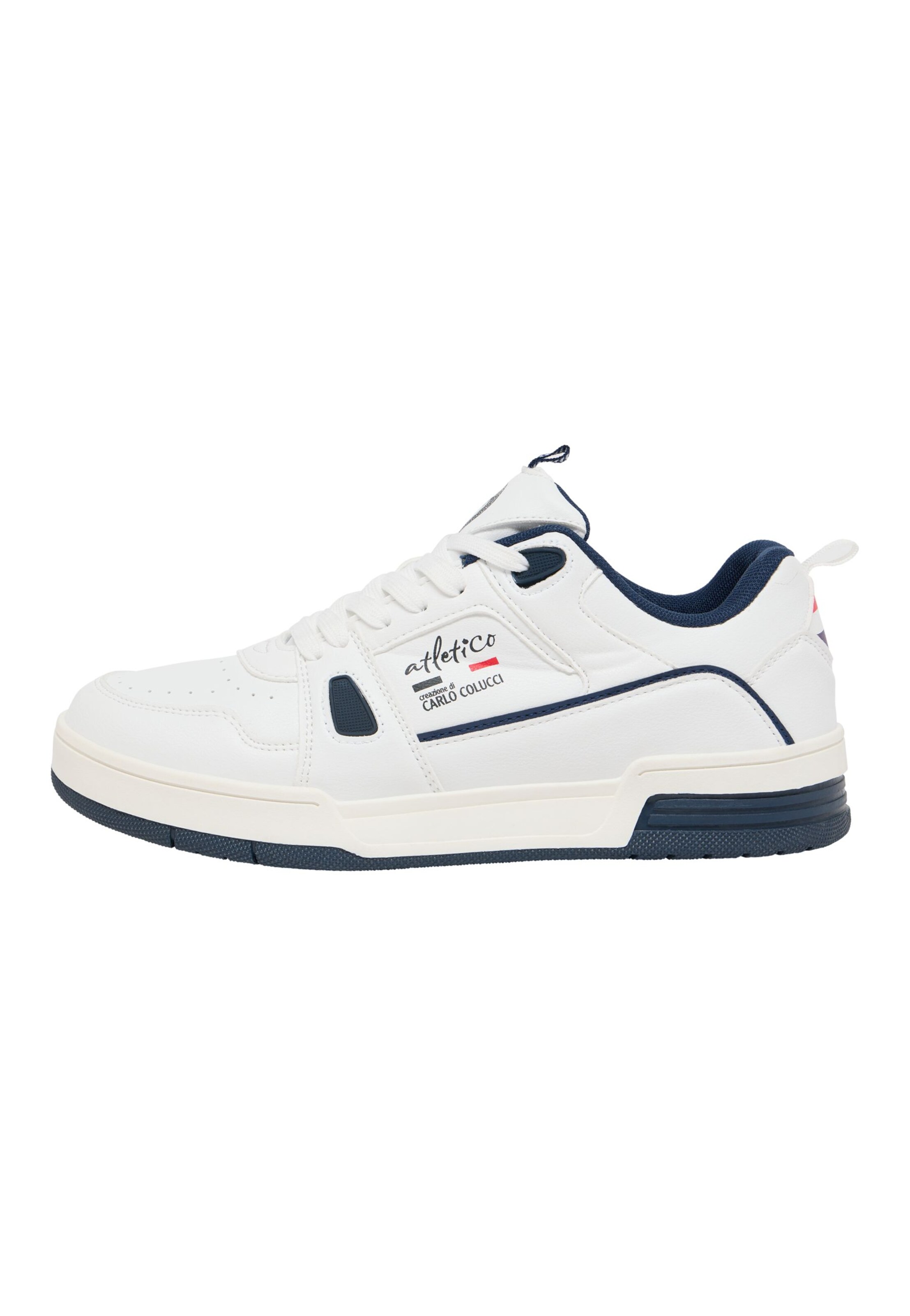 Carlo Colucci Sneakers laag 'Ercolano' in Wit: voorkant