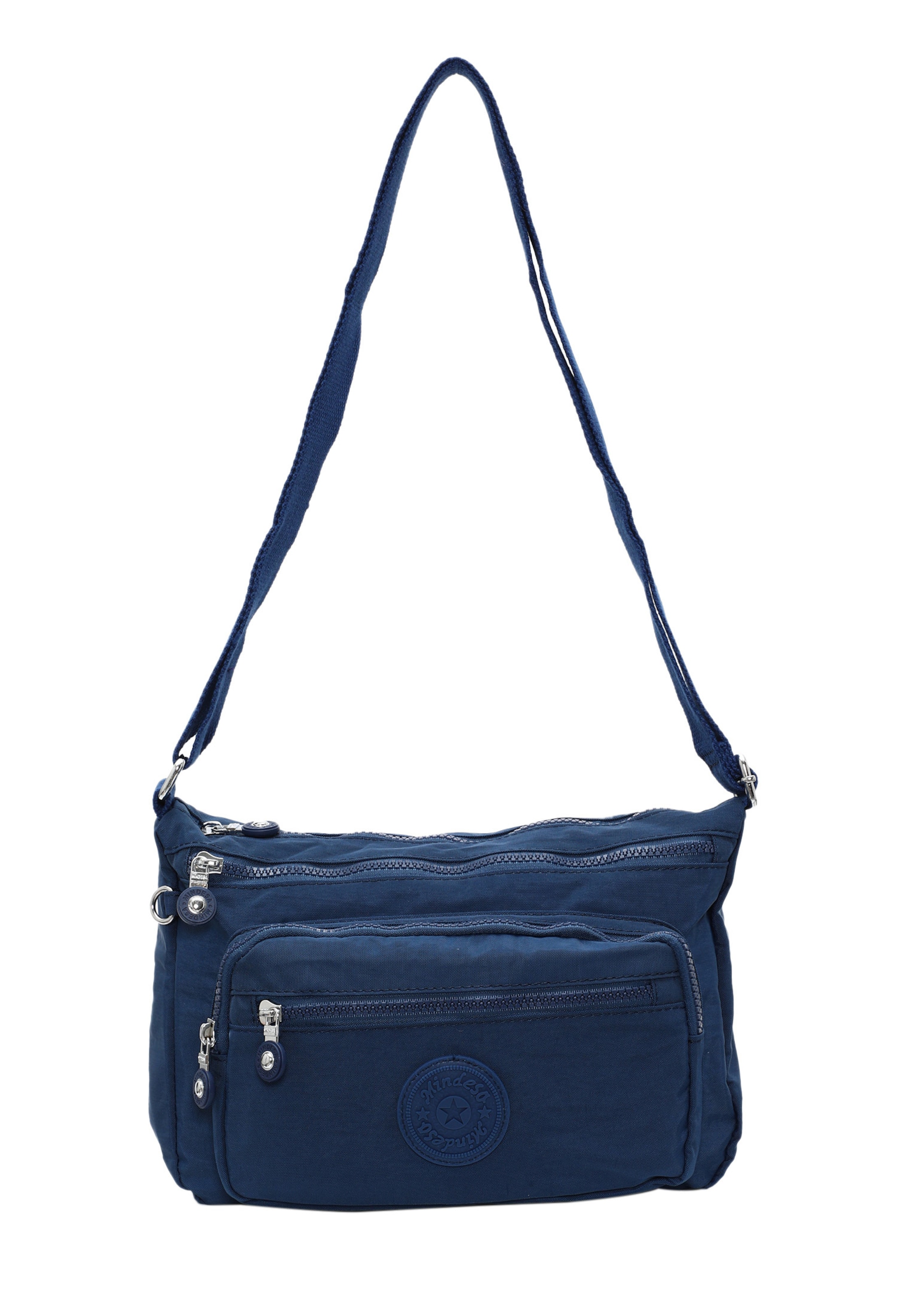 Mindesa - Mala de ombro em azul: frente