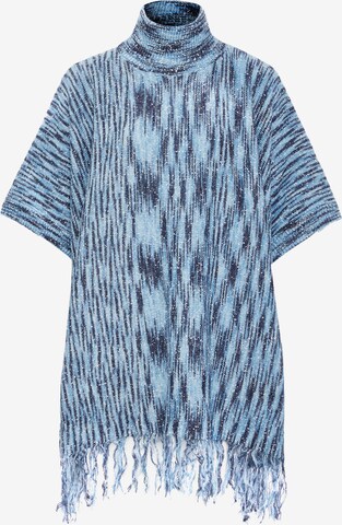 ebeeza Cape in Blue: front