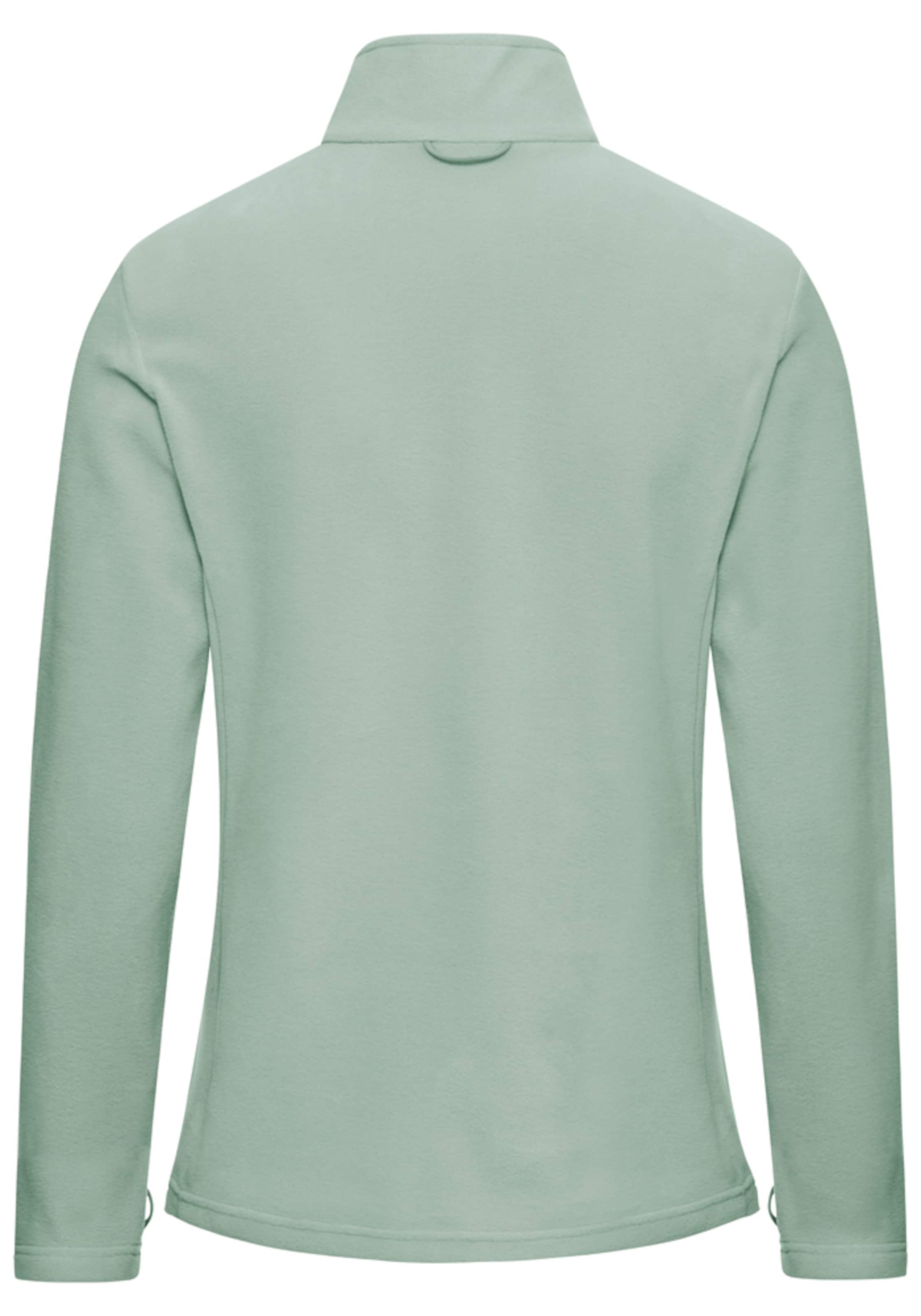 JACK WOLFSKIN Athletic Fleece Jacket in Green