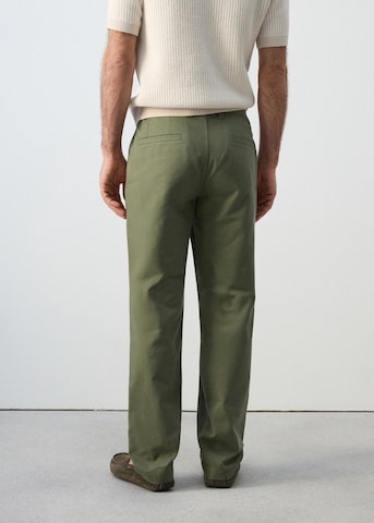 MANGO MAN Regular Hose 'Elian' in Grün