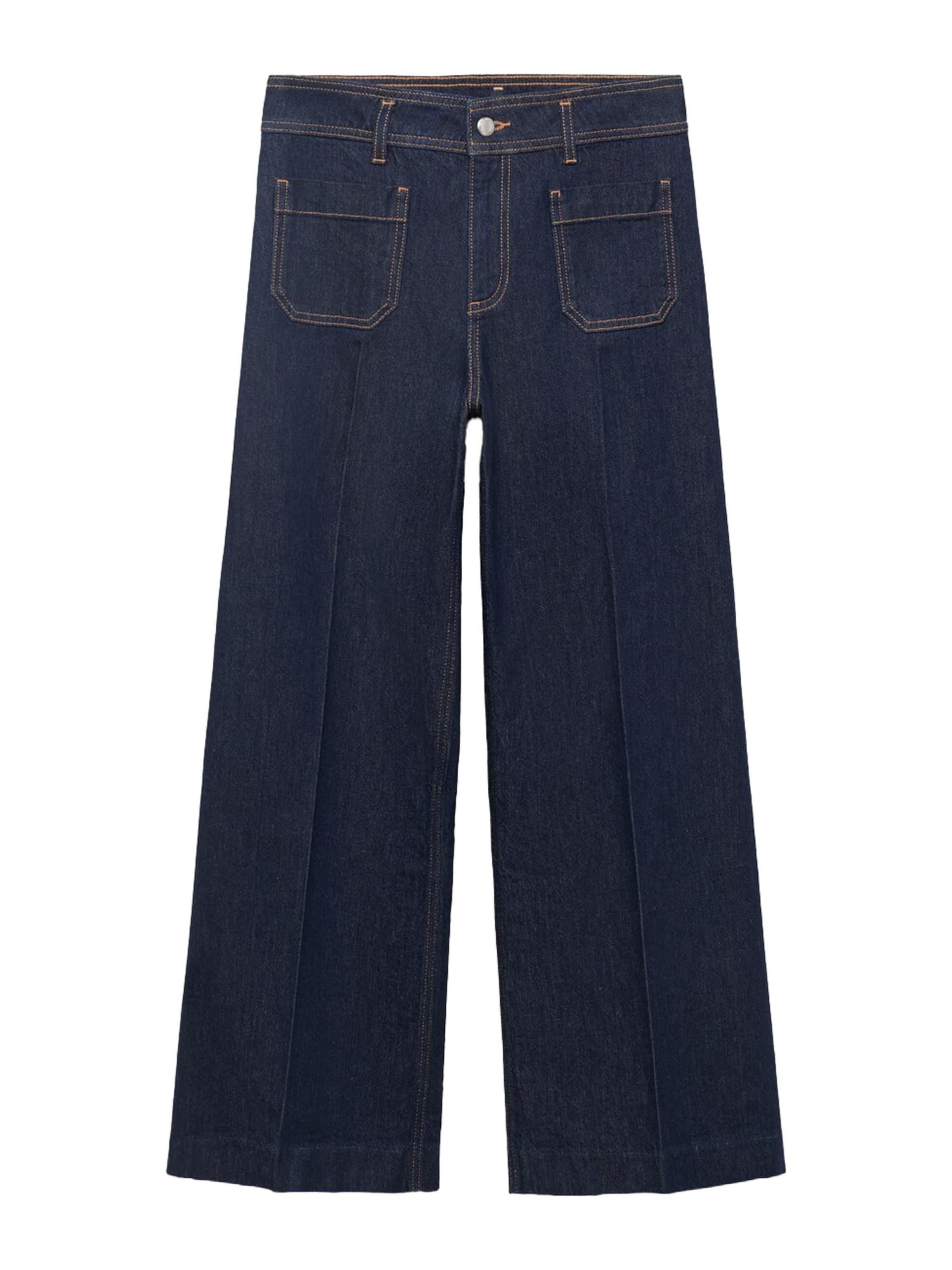Wide leg Jeans 'JESSIE' di MANGO in blu: frontale