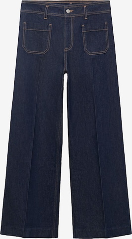 MANGOWide Leg/ Široke nogavice Traperice 'JESSIE' - plava boja: prednji dio