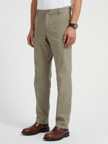 Slimfit Pantaloni chino 'Myron Dressy' di GUESS in verde: frontale