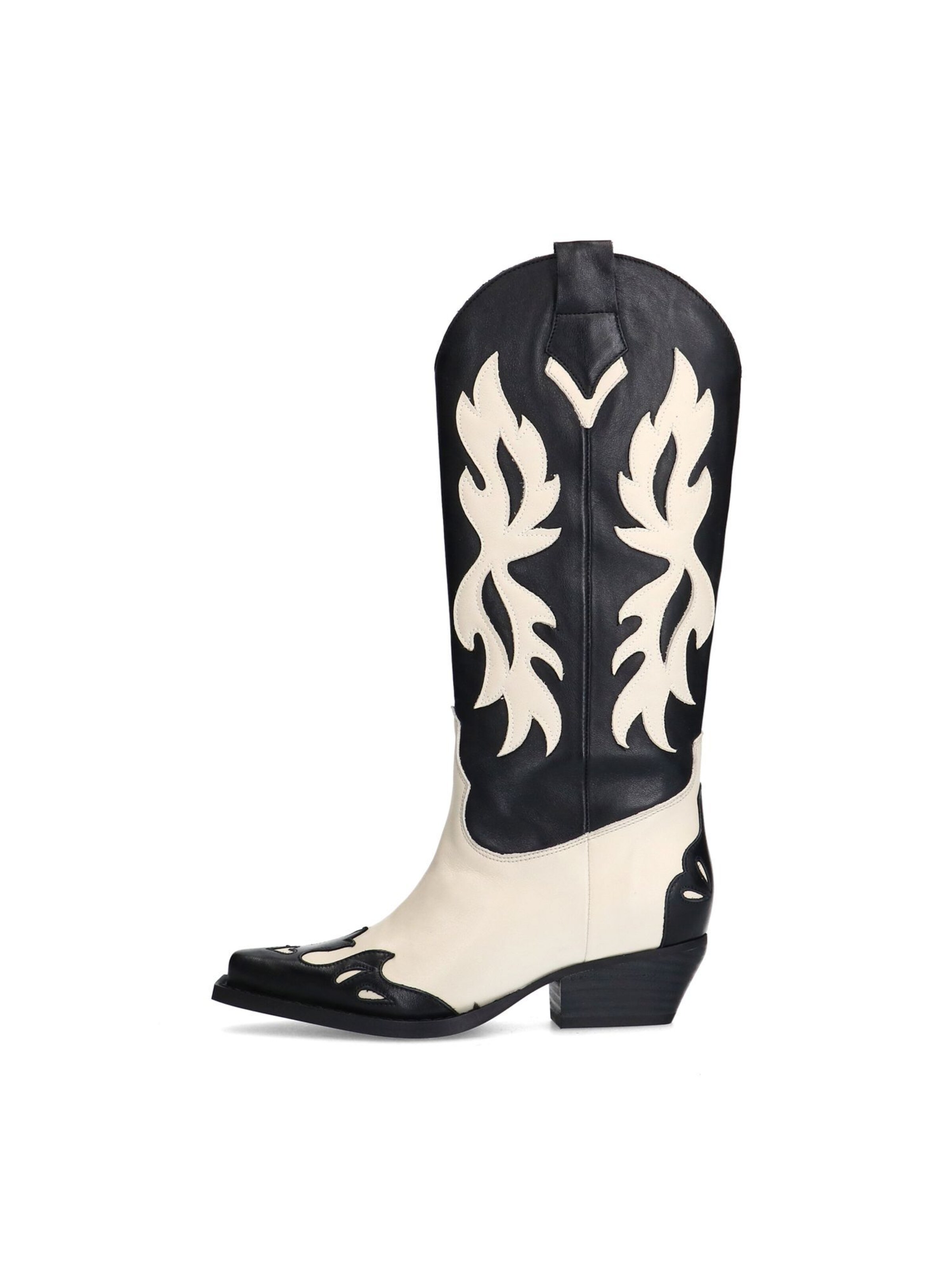 SACHA Cowboy Boots in Black