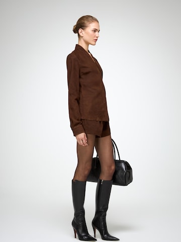 V S P Shirt 'Talia' in Brown
