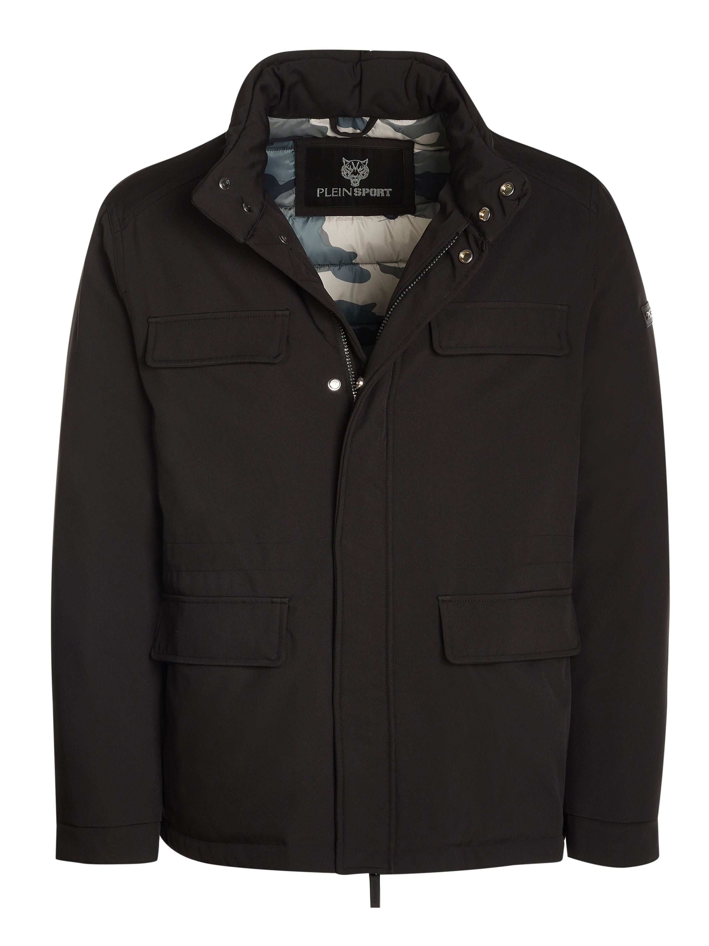Giacca invernale 'Plein Sport Jacke' di Philipp Plein in nero: frontale