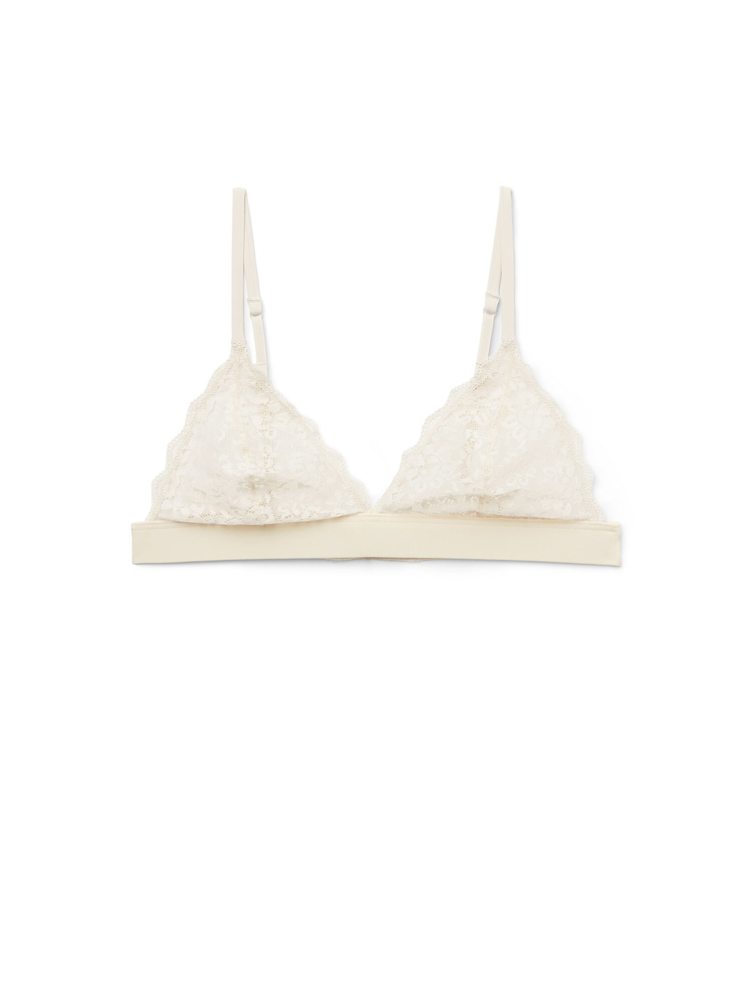 Tezenis Triangle Bra in Beige: front