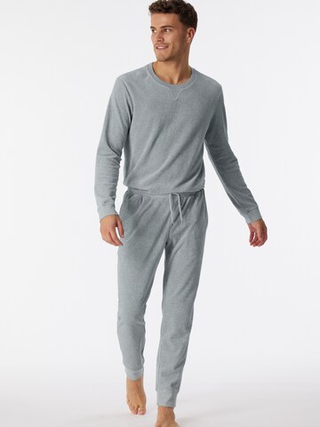 SCHIESSER Pyjama ' Warming Nightwear ' in Grau