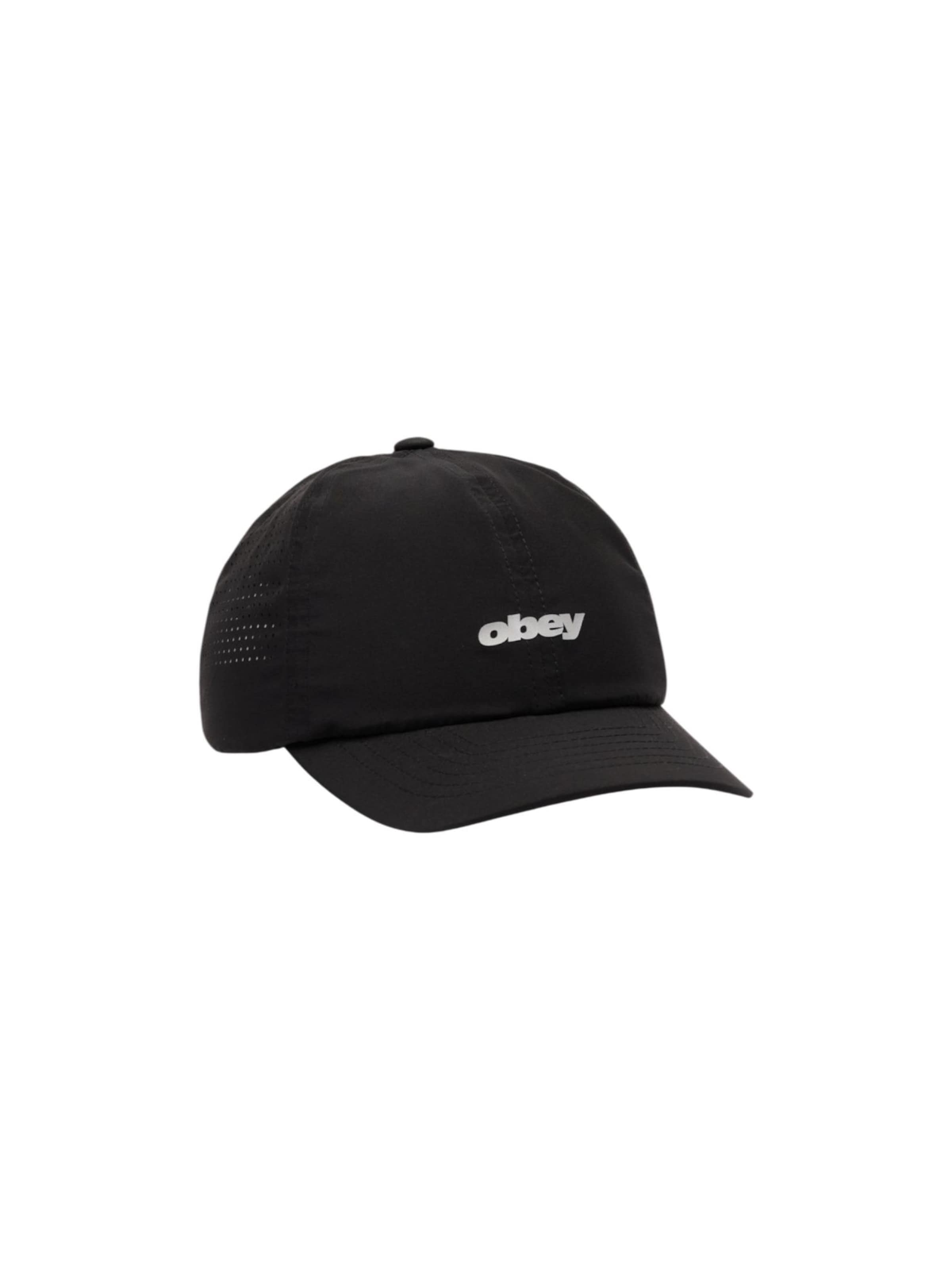 Casquette Obey en noir : devant