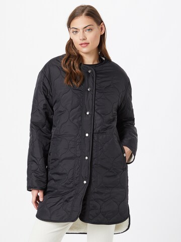 Warehouse Between-seasons coat in Black