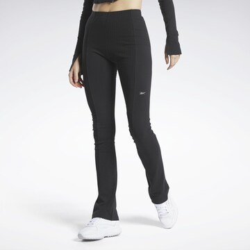 Reebok Bootcut Leggings in Schwarz: predná strana