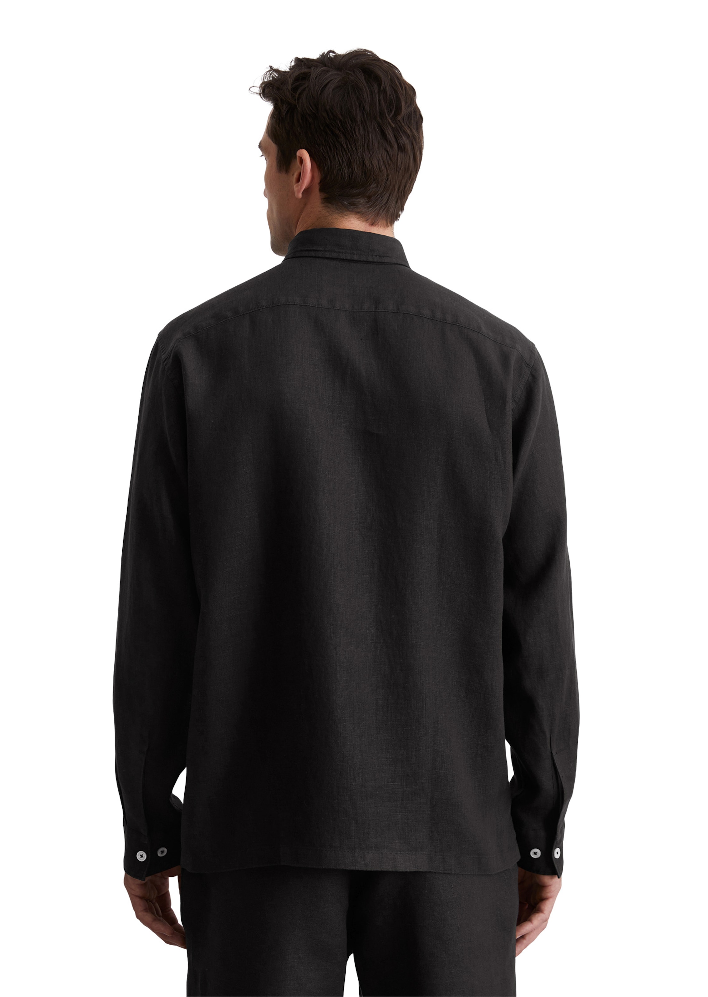 Marc O'Polo Regular fit Button Up Shirt in Black