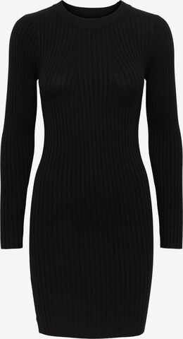 PIECES Knit dress 'Crista' in Black: front