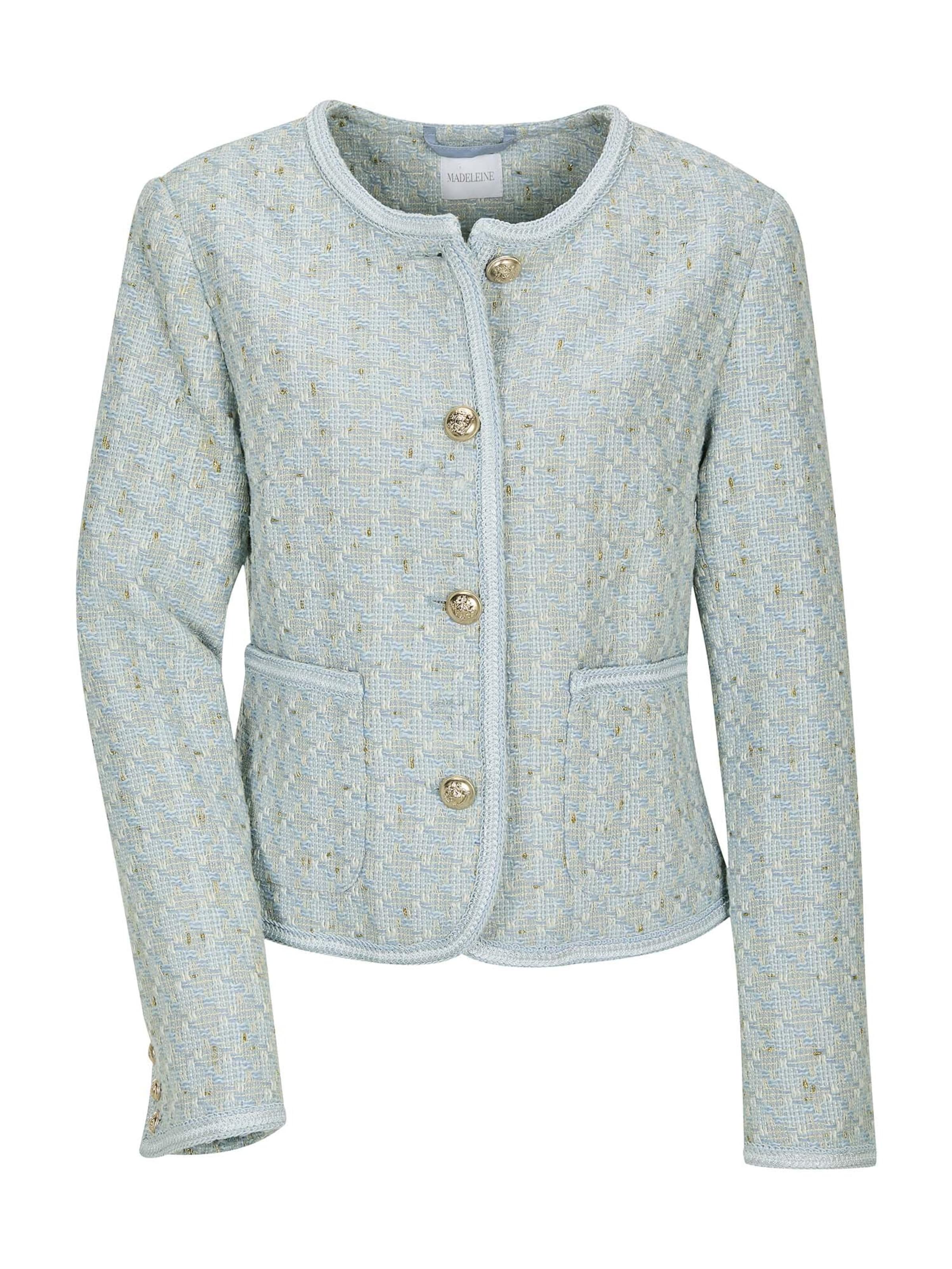 Blazer MADELEINE en bleu : devant