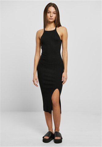 Urban Classics Knitted dress in Black