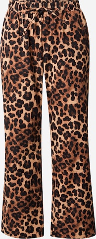 smėlio ONLY Carmakoma Plačios klešnės Kelnės 'CARCASHI': priekis