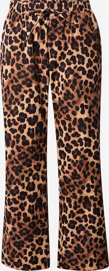 ONLY Carmakoma Housut 'CARCASHI' värissä hiekka / brokadi / musta, Tuotenäkymä