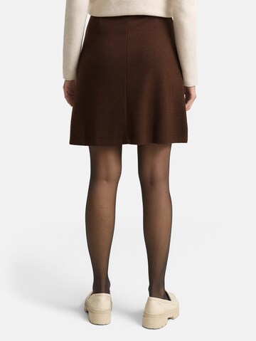TOM TAILOR Skirt in Brown