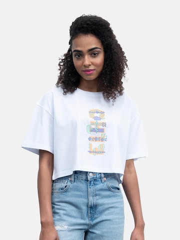 Maglietta 'Grenada 89' di elho in bianco: frontale