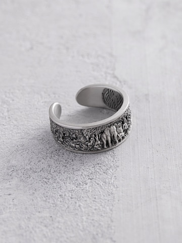 REYTEL Ring 'FAMILY OF ELEPHANTS'‌‌‌‌‌‌ in Silber: Vorderseite