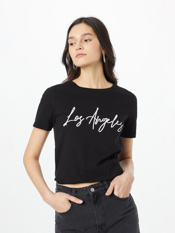 Tricou de la River Island pe negru: față
