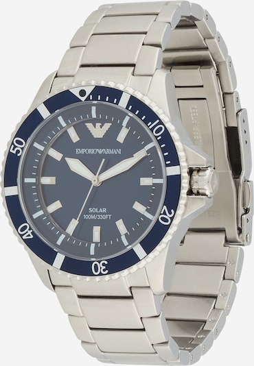 Emporio Armani Analoginen kello koossa One Size värissä laivastonsininen / hopea, Tuotenäkymä