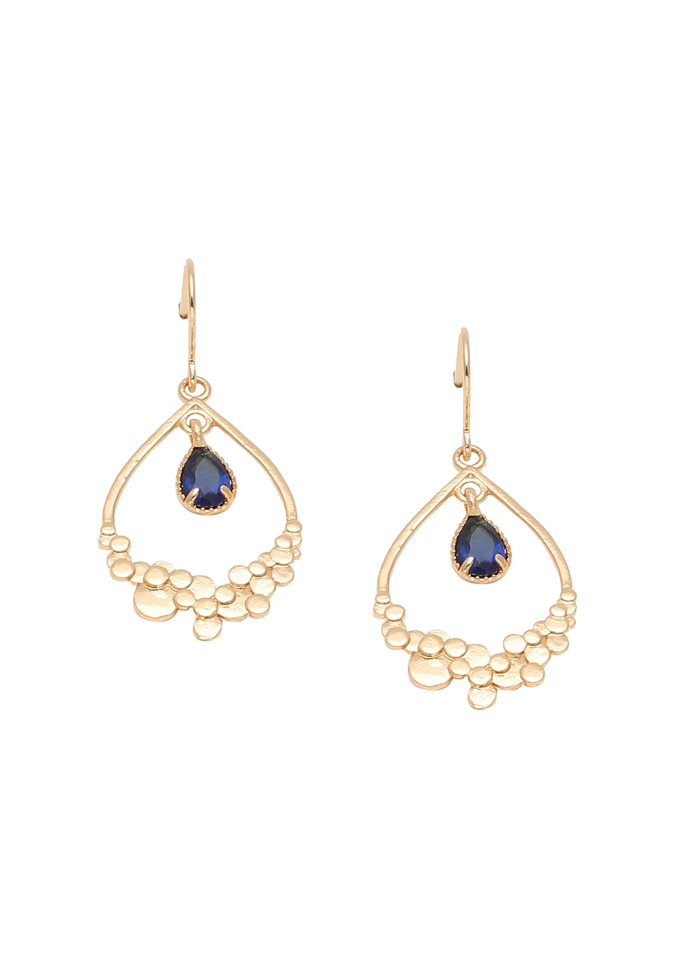 Boucles d'oreilles 'Amanda' SOHI en or : devant