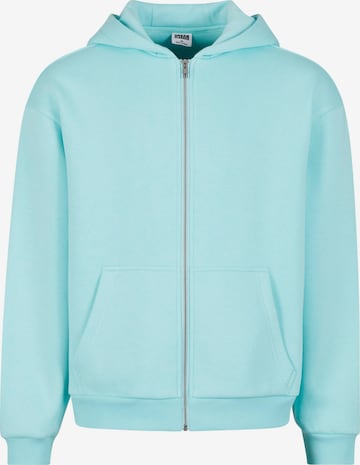 Veste de survêtement Urban Classics en bleu : devant