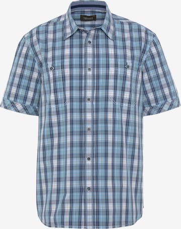 Man's World Regular fit Button Up Shirt in Blue: front