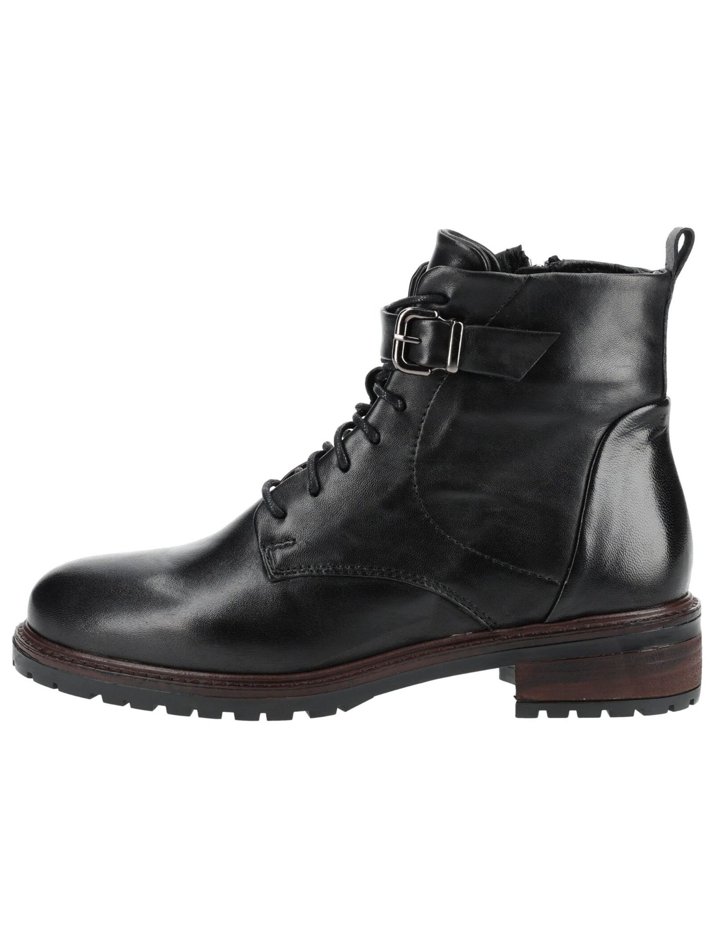 B.Z. MODA by EVERYBODY Schnürstiefelette in Schwarz