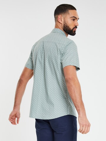 Threadbare Slim Fit Hemd in Grün