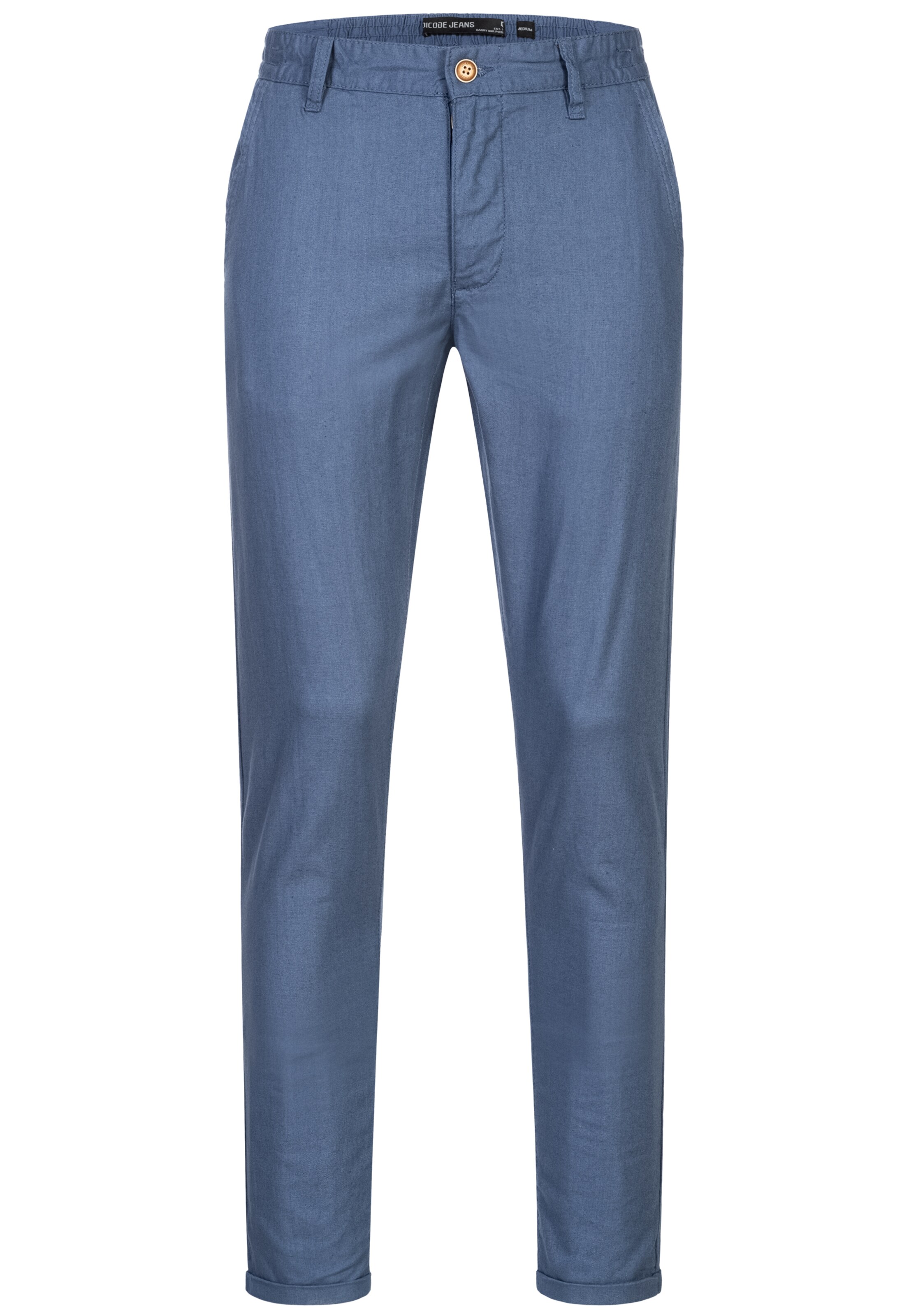 INDICODE JEANS Broek 'Haverfiel' in Blauw: voorkant