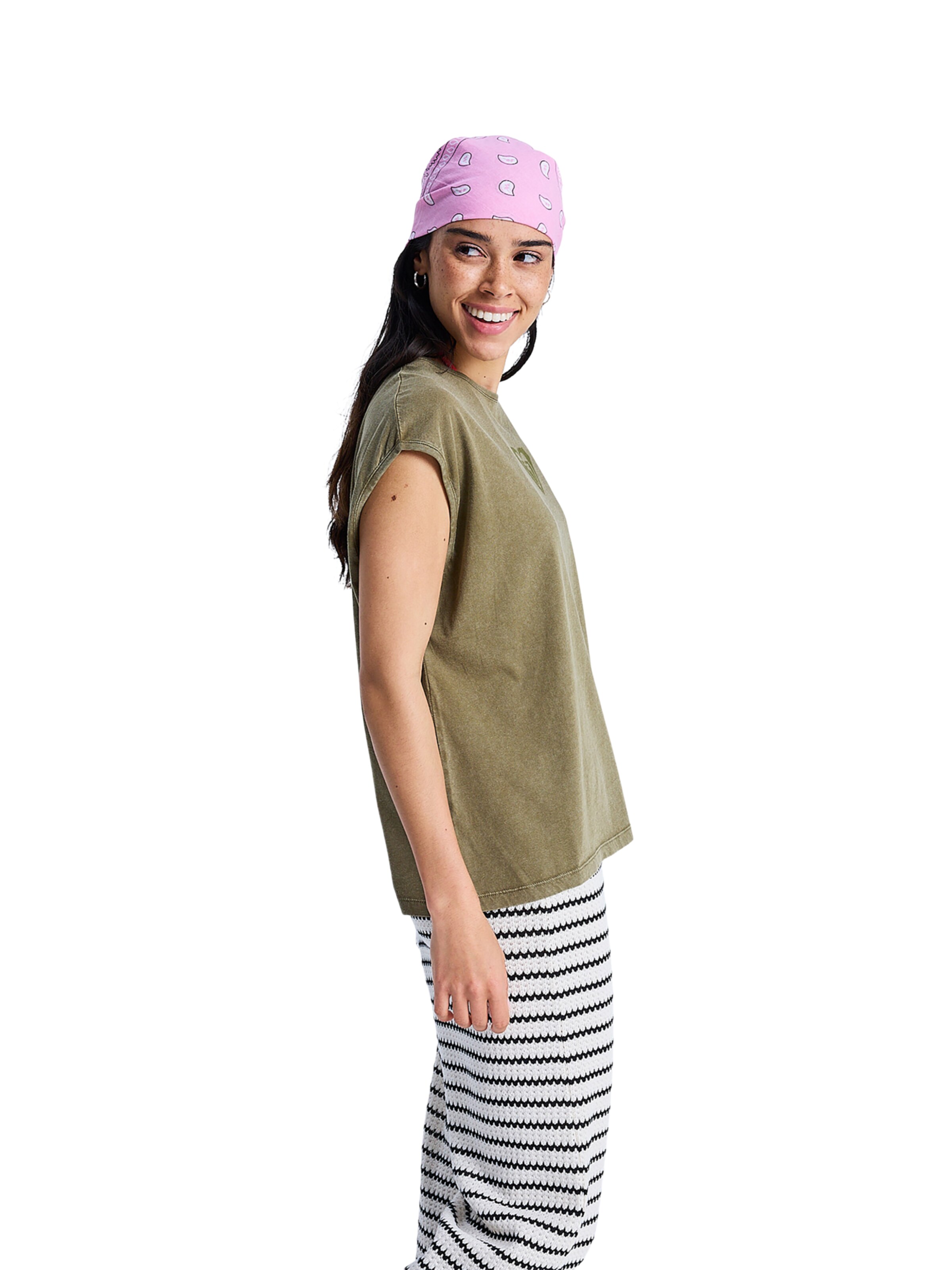 ROXY Shirt ' Crystal Sea ' in Green
