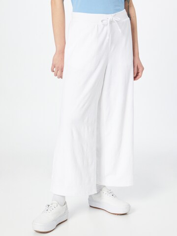 Polo Ralph Lauren Wide leg Παντελόνι σε λευκό: μπροστά