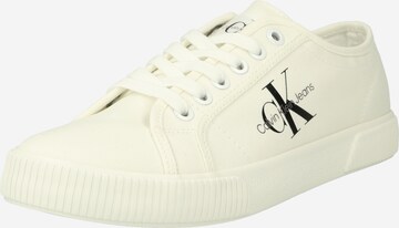 Calvin Klein Jeans Sneaker low 'Vulcanized Essential 1' i hvid: forside