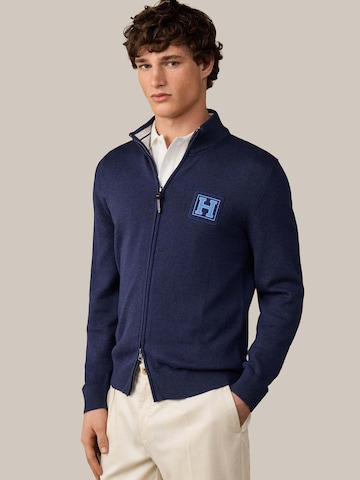 Hackett London Gebreid vest in Blauw