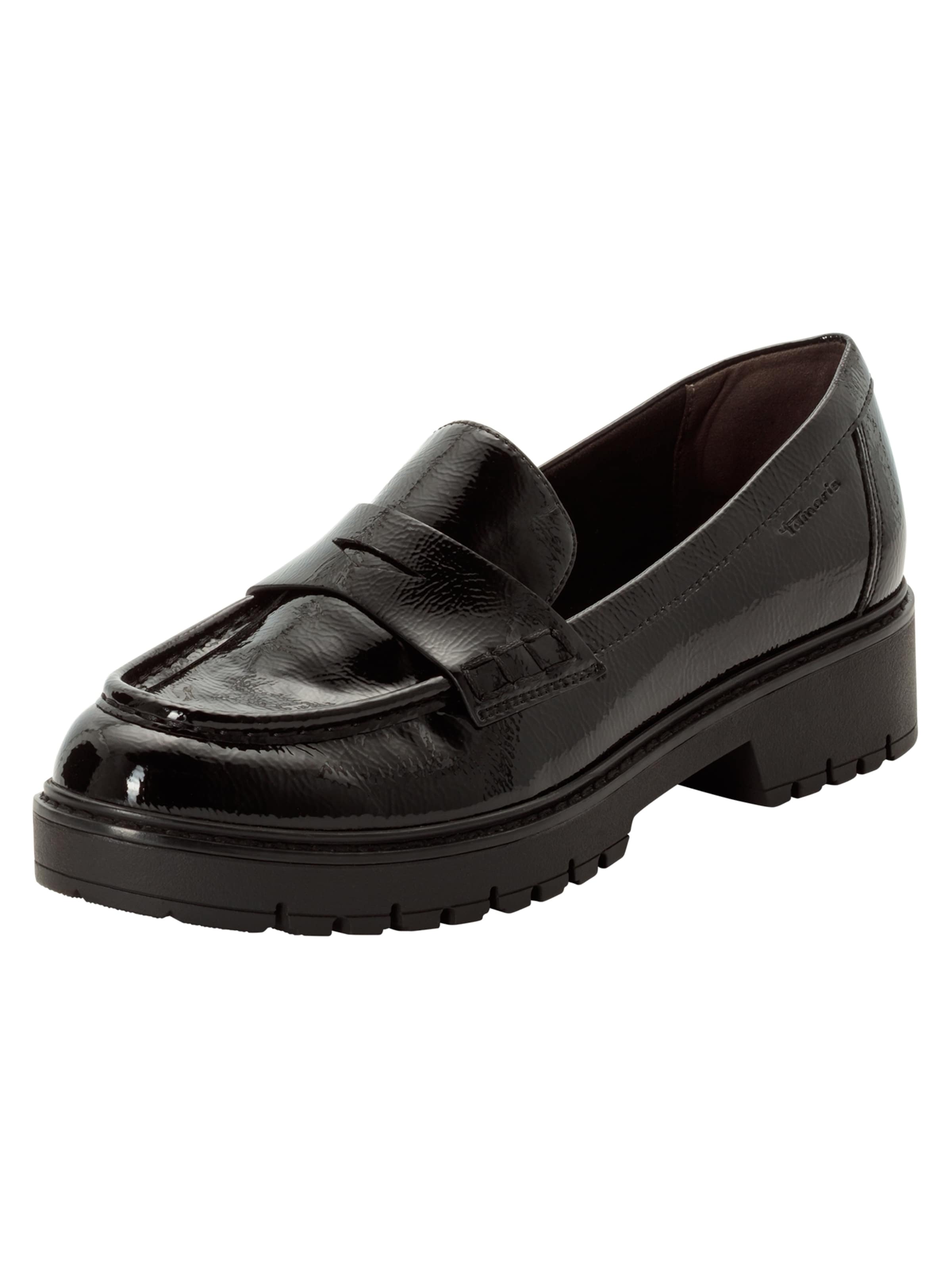 Tamaris Slipper in Schwarz: Vorderseite