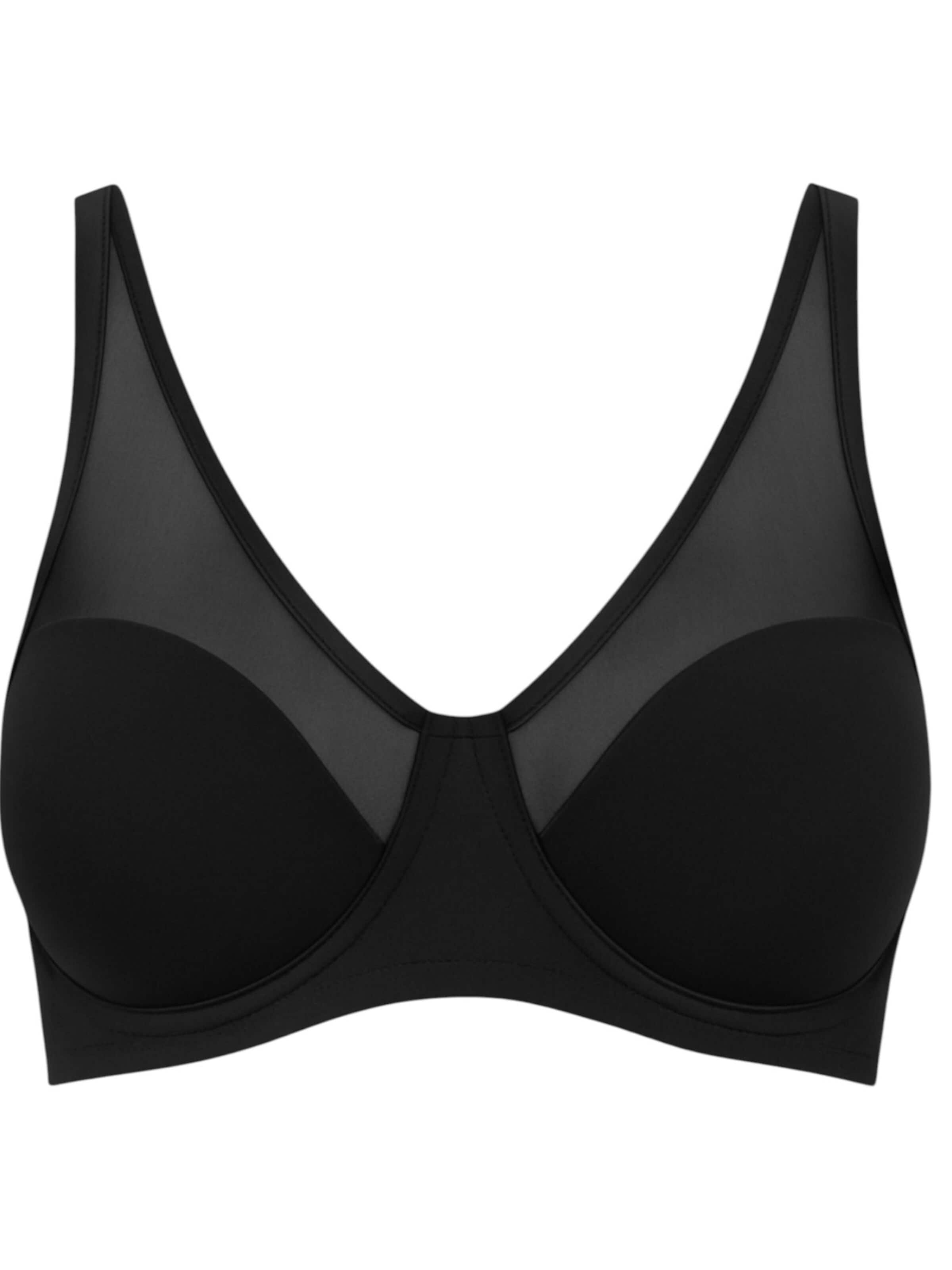 fashionshowcase BH 'Aurora' in Zwart: voorkant