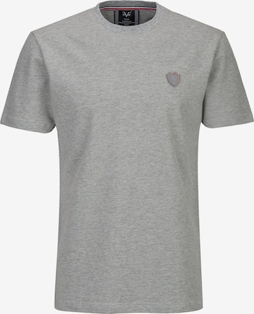 19V69 ITALIA Shirt 'Rafael Flag' in Grey: front