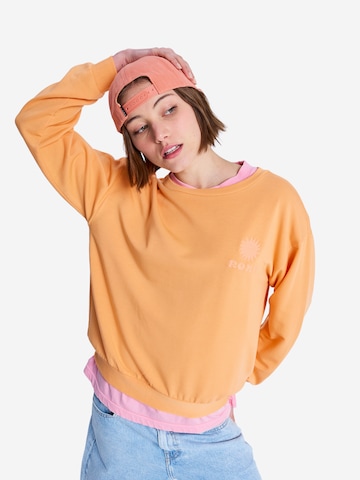 ROXY Sweatshirt 'Surfing By Moonlight' in Orange: Vorderseite