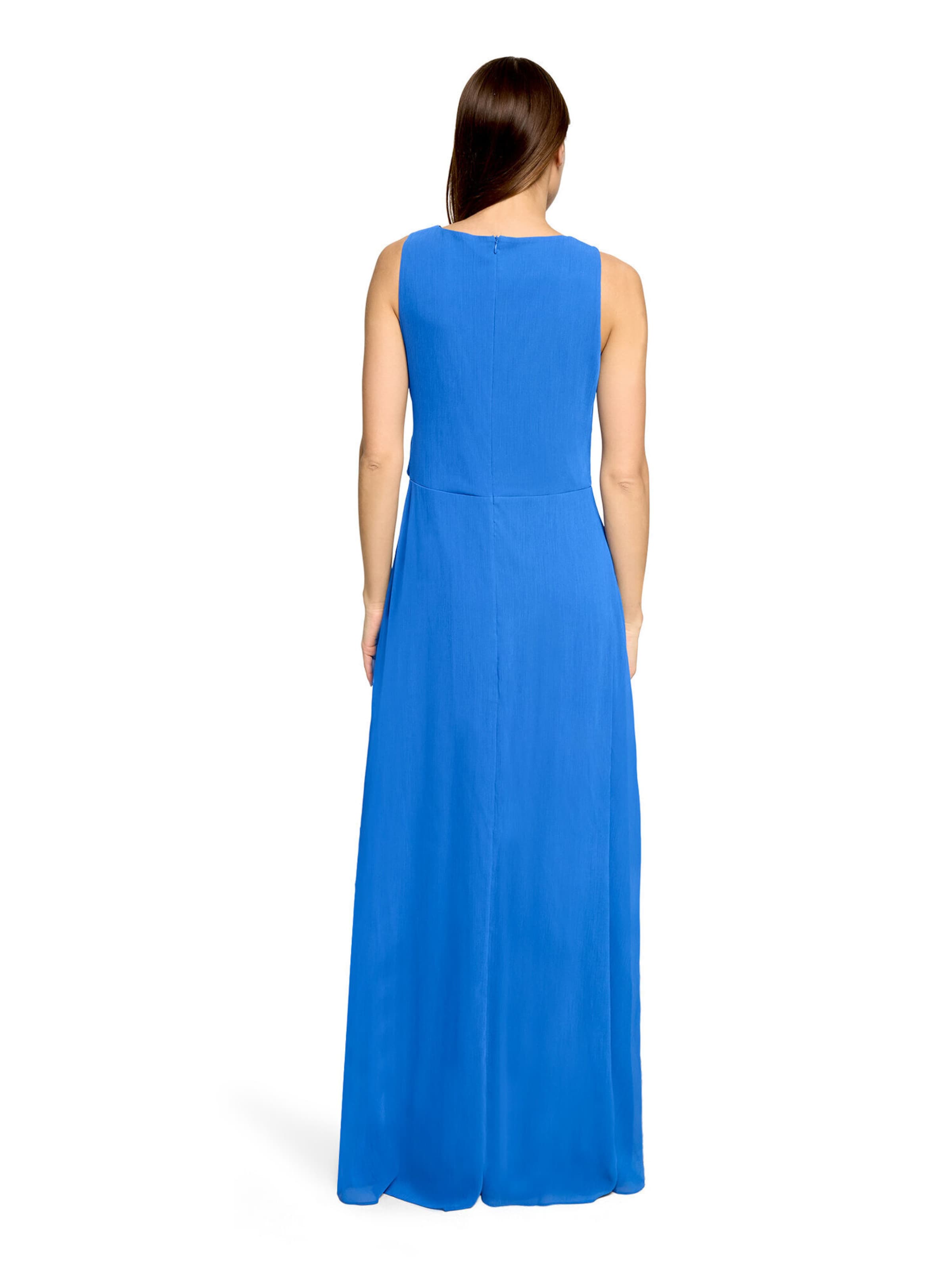 Vera Mont Abendkleid mit Volant in Blau