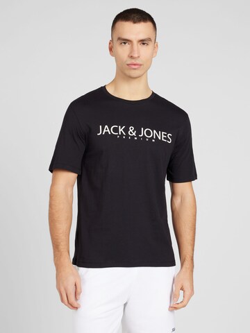 JACK & JONES T-shirt 'Bla Jack' i svart: framsida