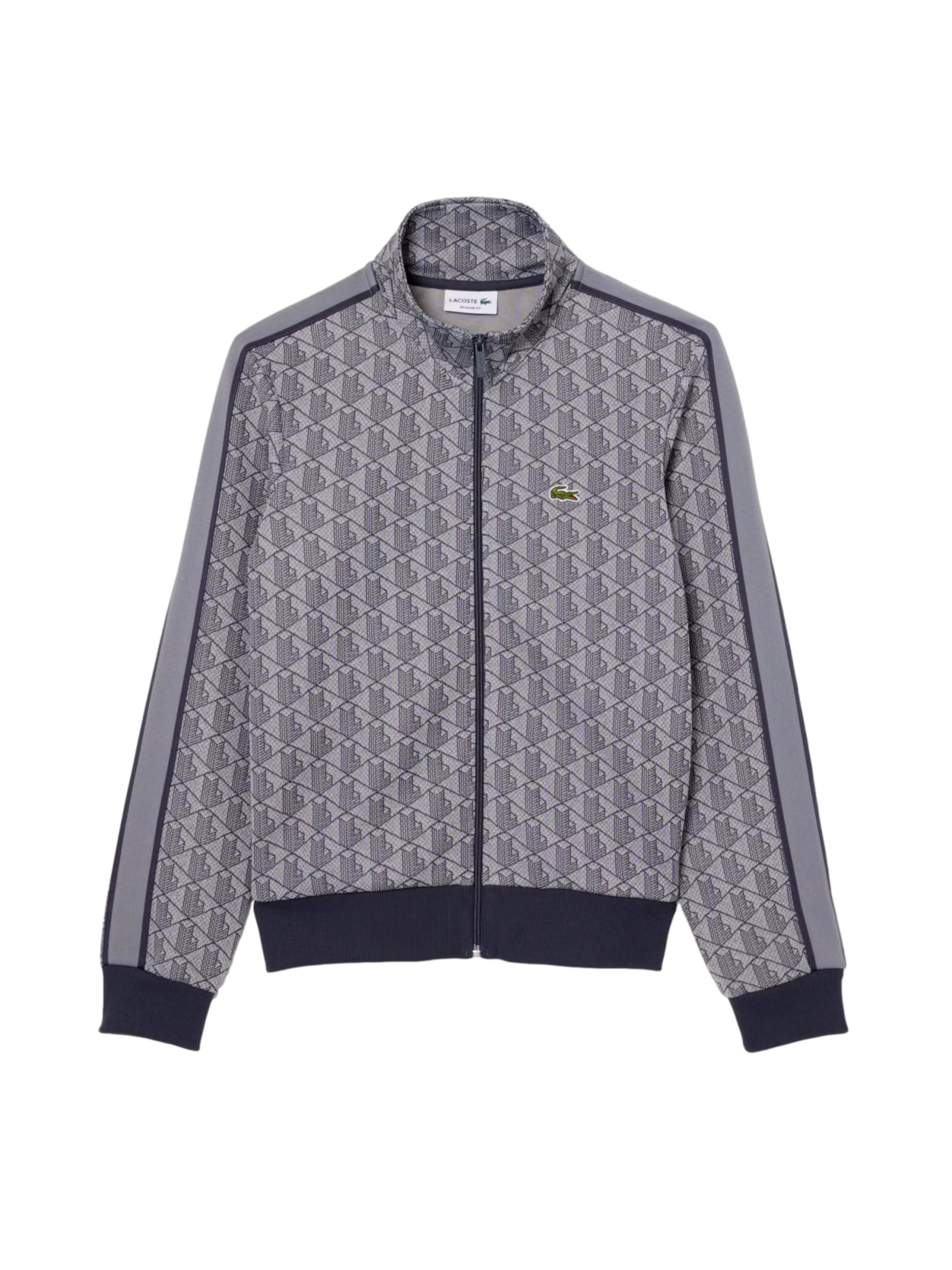 LACOSTE Sweatjacke in grau, Produktansicht
