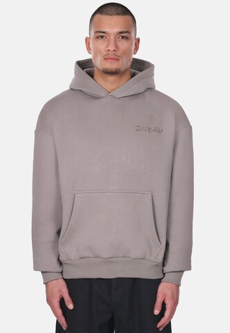Dropsize Sweatshirt 'EMBO' in Grau: Vorderseite
